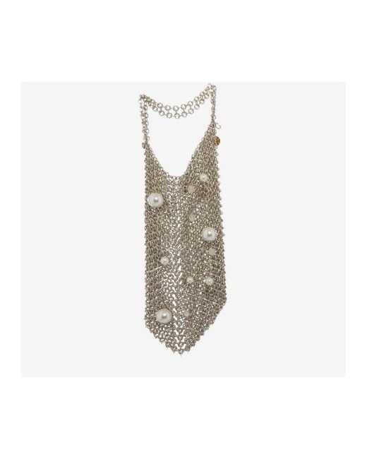 Silvia Gnecchi Metallic Handbags