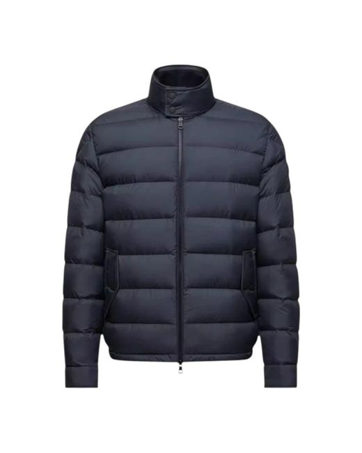 Moncler Jassen ,Blauw ,Wol Phrier Short Down Jacket in het Blue voor heren