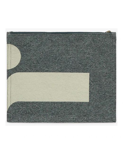 Isabel Marant Green Clutches