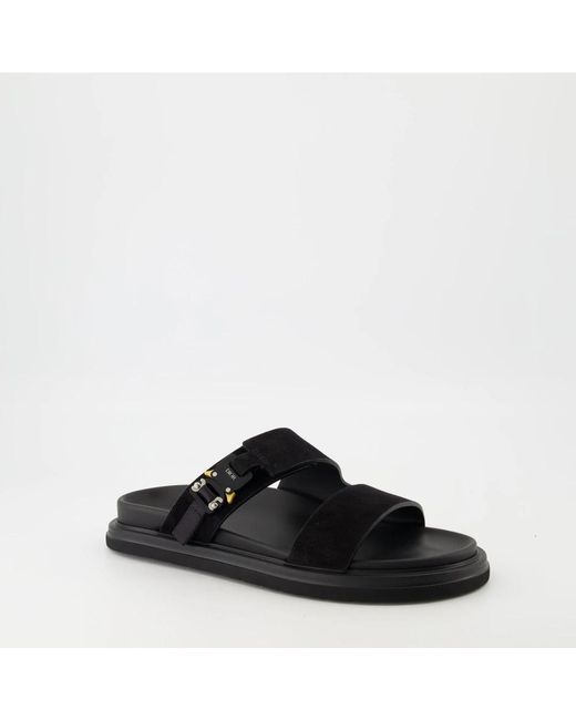 Dior Schwarze Aqua Sandalen Slip-On Offene Zehe in Black für Herren