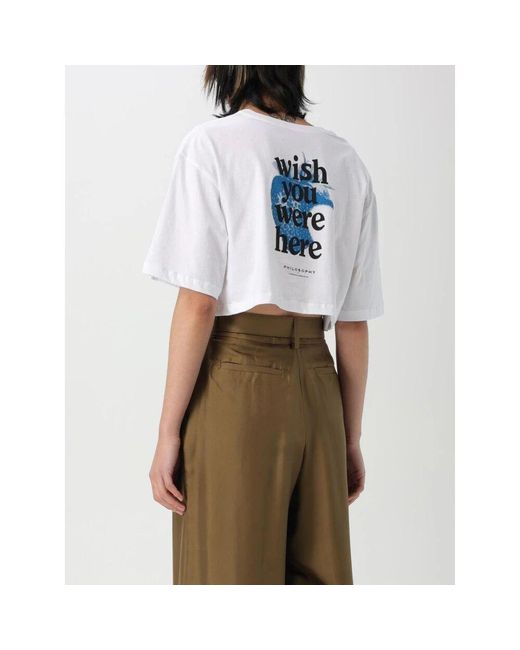 T-Shirts di Philosophy Di Lorenzo Serafini in Brown