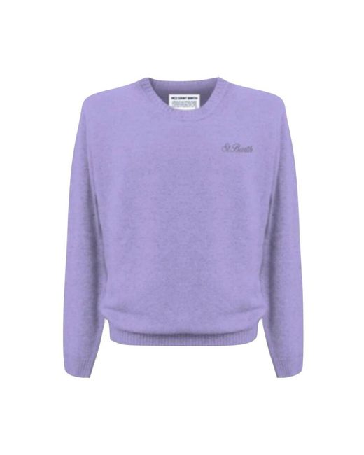 Mc2 Saint Barth Regent lambswool pullover in Purple für Herren