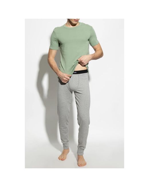 Tom Ford Unterwäsche t-shirt mit logopatch in Green für Herren