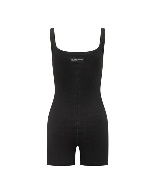 Playsuits MARINE SERRE en coloris Black