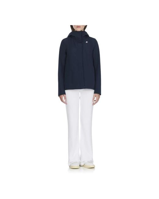 K-Way Blue Winter Jackets