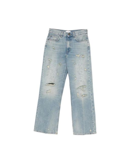 Haikure Blue Straight Fit Jeans