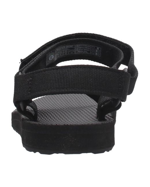 Teva Black Flat Sandals