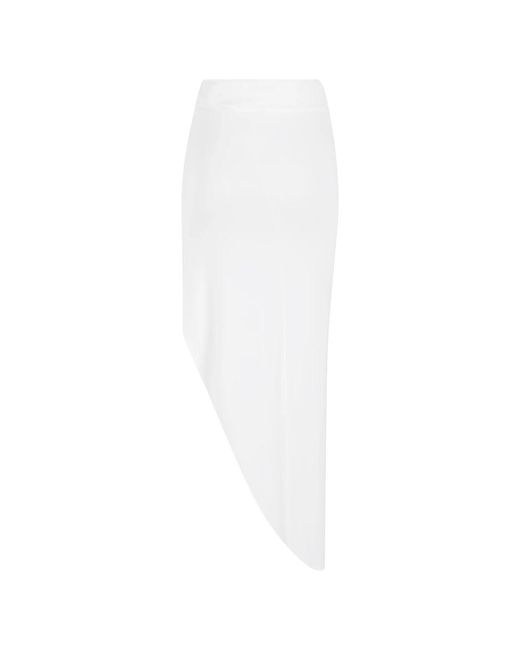 Elisabetta Franchi White Midi Skirts