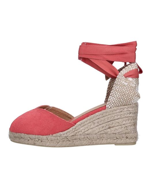 Castaner Pink Wedges