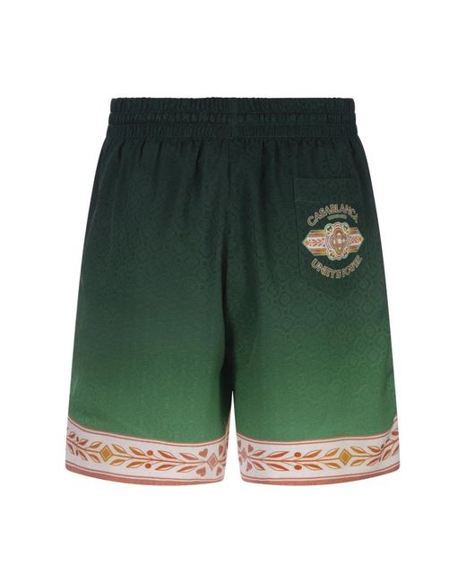 Casablancabrand Green Casual Shorts for men