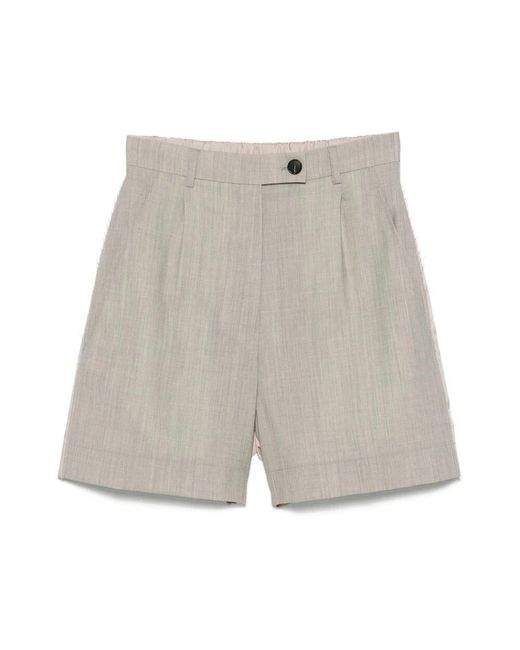 Tela Gray Taupe Graue Knopf Reißverschluss Hose