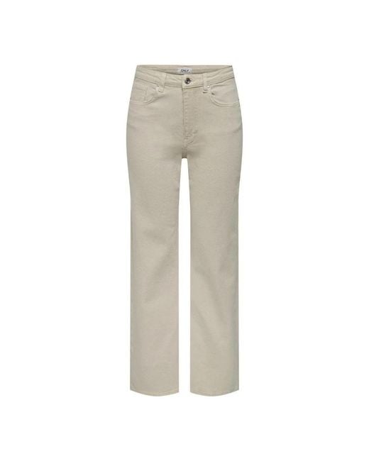 ONLY Gray Straight Jeans