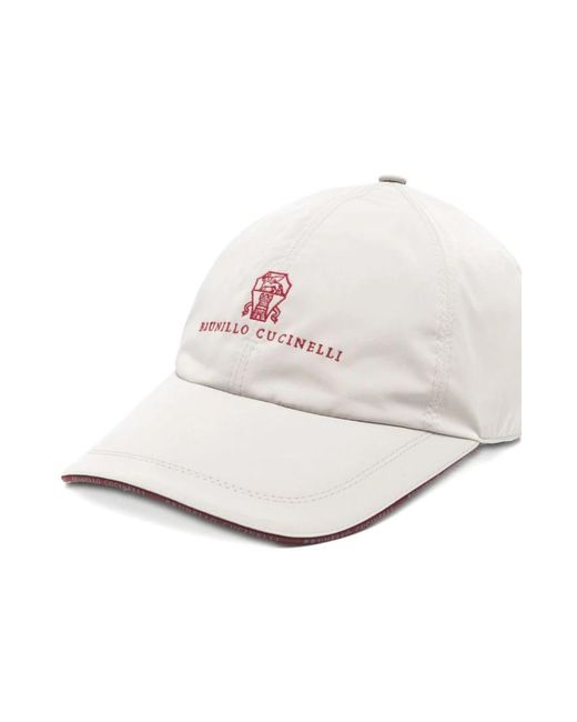 Caps di Brunello Cucinelli in White da Uomo