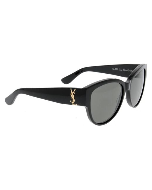 Saint Laurent Black Klassische sonnenbrille