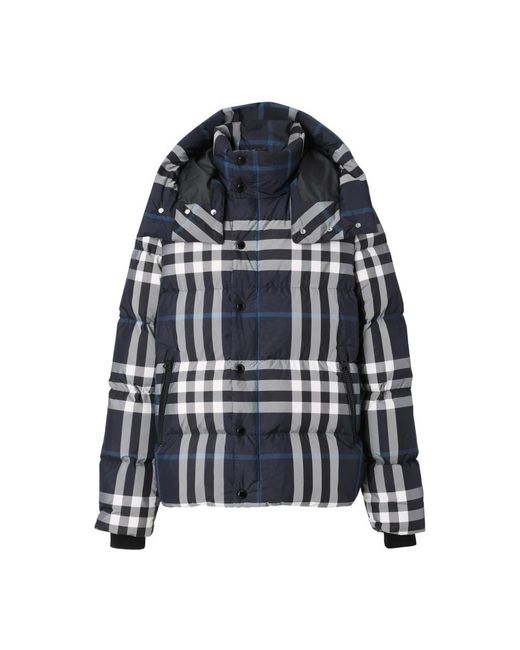 Burberry Blue Down Jackets for men