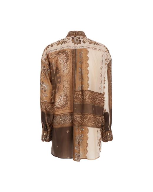 Shirts Zimmermann en coloris Brown