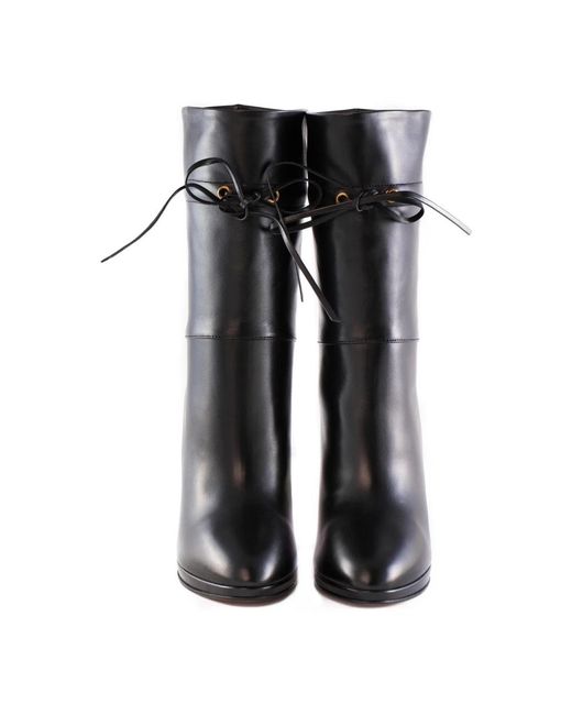 Gucci Black Heeled Boots