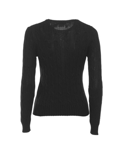 Ralph Lauren Black Round-Neck Knitwear