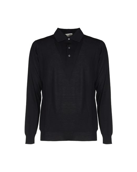 FILIPPO DE LAURENTIIS Rondgebreide Trui in het Blue voor heren