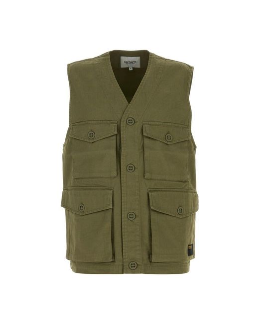 Carhartt Baumwoll-twill unity vest jacke in Green für Herren