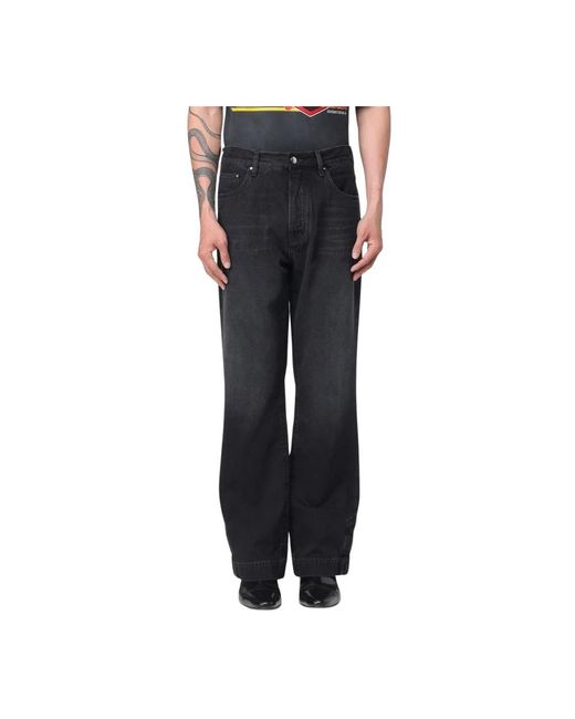 Amiri Straight Jeans in het Black voor heren
