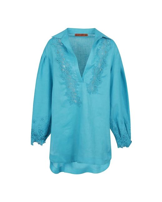 Blouses Ermanno Scervino de color Blue