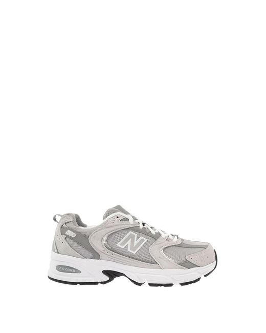 New Balance White 530 Sneakers Raincloud / Shadow Grey