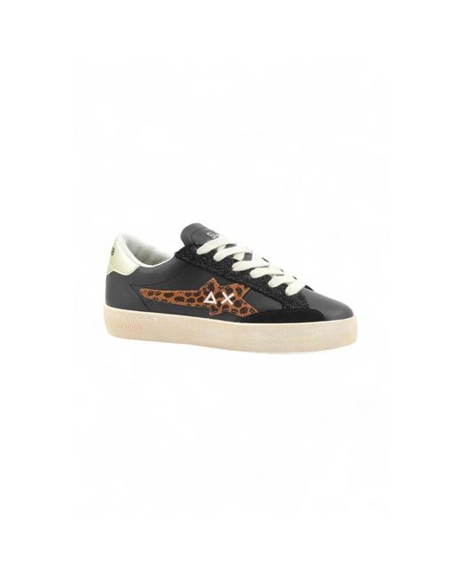 Sun 68 Black Sneakers