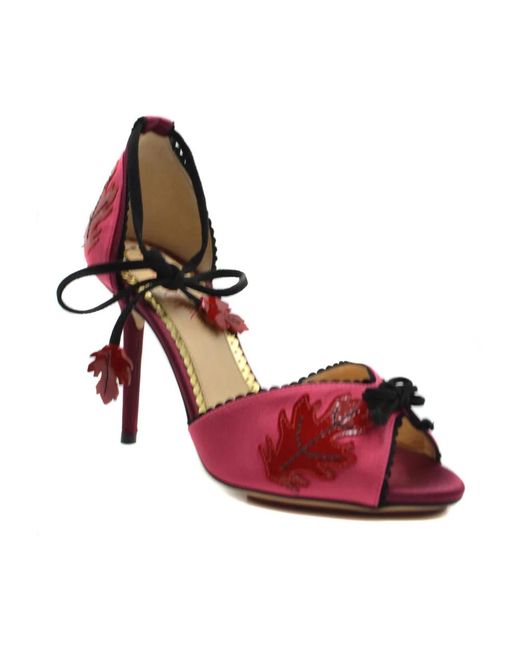 Charlotte Olympia Pink High Heel Sandals