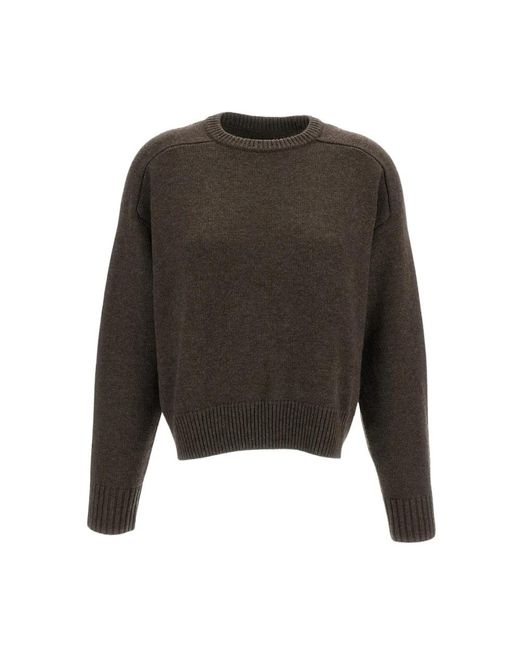 Loulou de Saison Gray Round-Neck Knitwear
