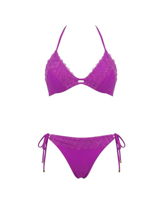 Miss Bikini Top A Vela in het Purple