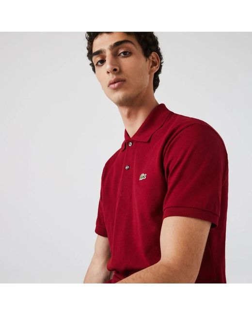 Lacoste Red Polo Shirts for men