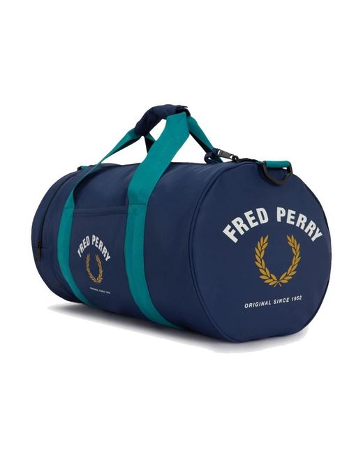 Fred Perry Blue Weekend Bags for men