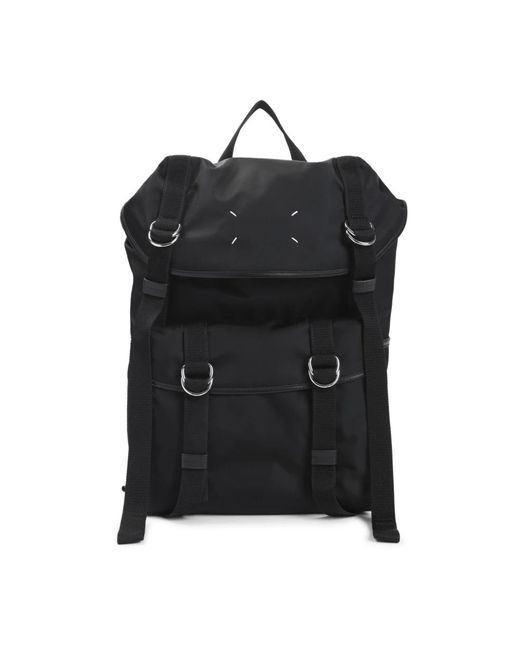 Maison Margiela Zwarte Bucket Bag & Rugzak Aw25 in het Black voor heren