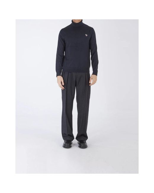 Paul Smith Blue Turtlenecks for men