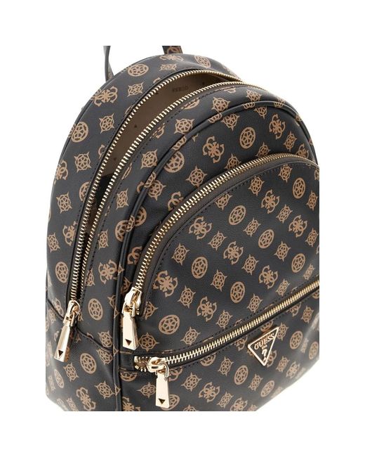 Guess Gray Mocha Logo Handtasche Umhängetasche