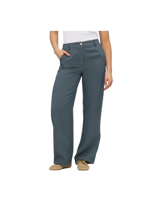 Object Objrini Mw Lo Wide Pant in het Blue