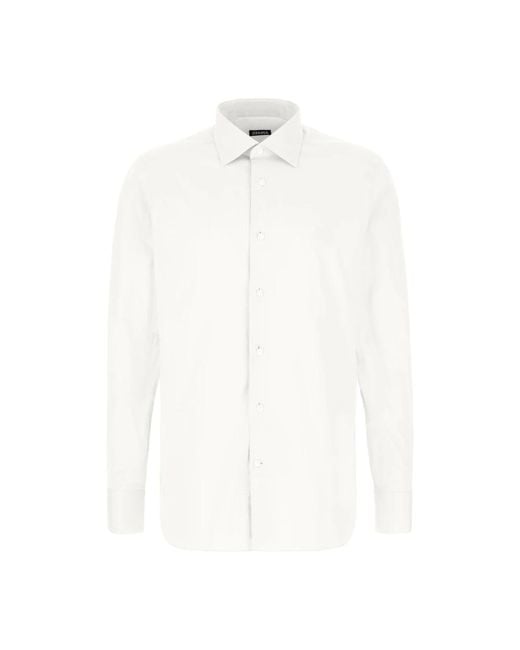 Formal Shirts Zegna de hombre de color White