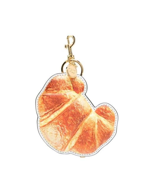 Moschino Orange Hummerklaue schlüsselanhänger anhang