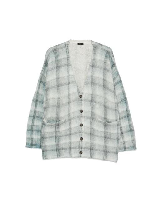 R13 Gray Cardigans for men