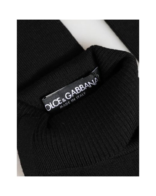 Dolce & Gabbana Black Gloves