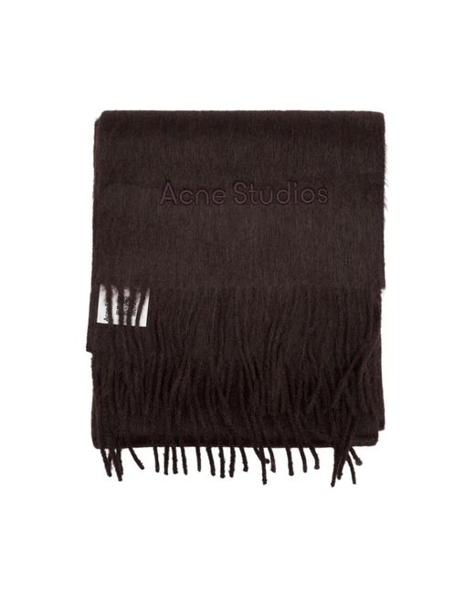 Acne Black Winter Scarves