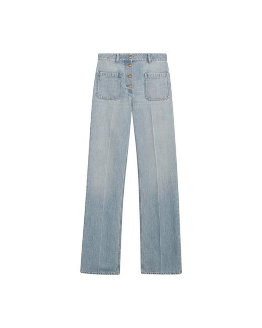 Valentino Garavani Blue Straight Jeans