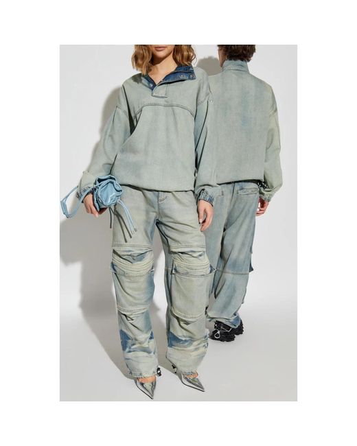 DIESEL Gray Jeans d-dayetz-s