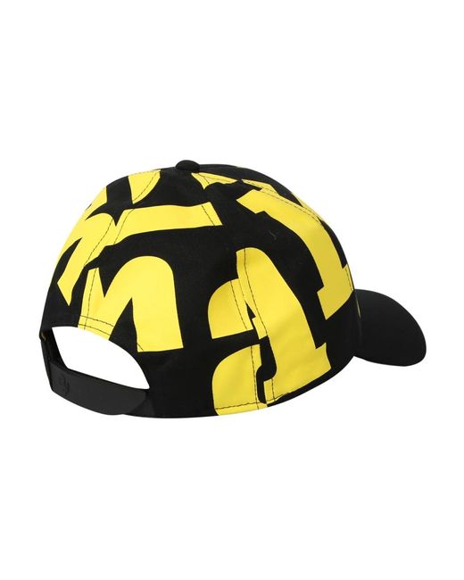 Ferrari Logo print baseball cap in Yellow für Herren