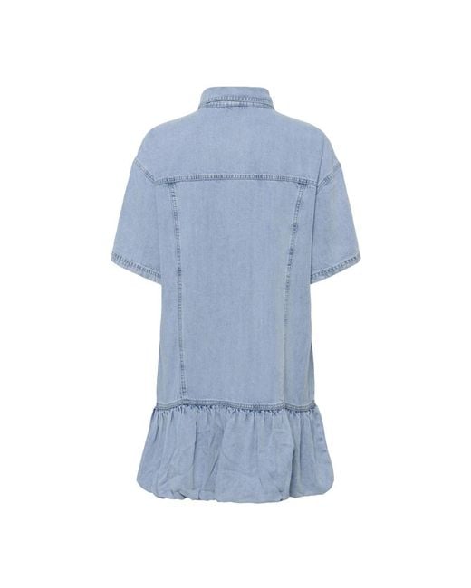 Gestuz Blue Shirt Dresses
