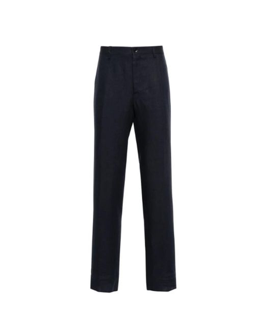 Etro Blue Slim-Fit Trousers for men