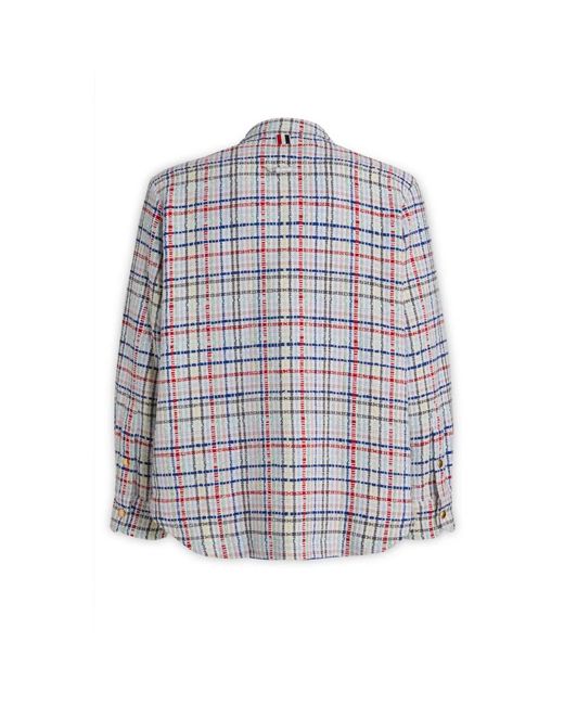 Thom Browne Blue Casual Shirts for men