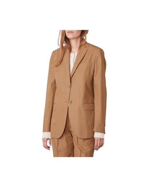 Officine Generale Brown Americana Charlene Algodón