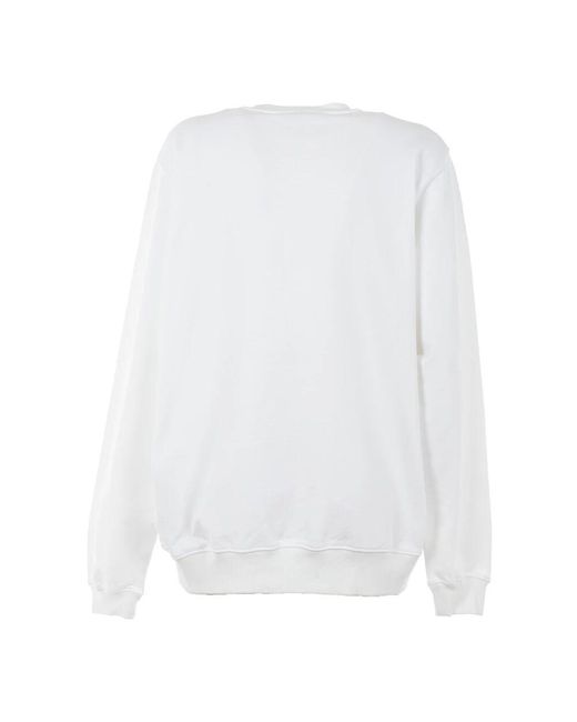 DIESEL White Rosetta sweatshirt